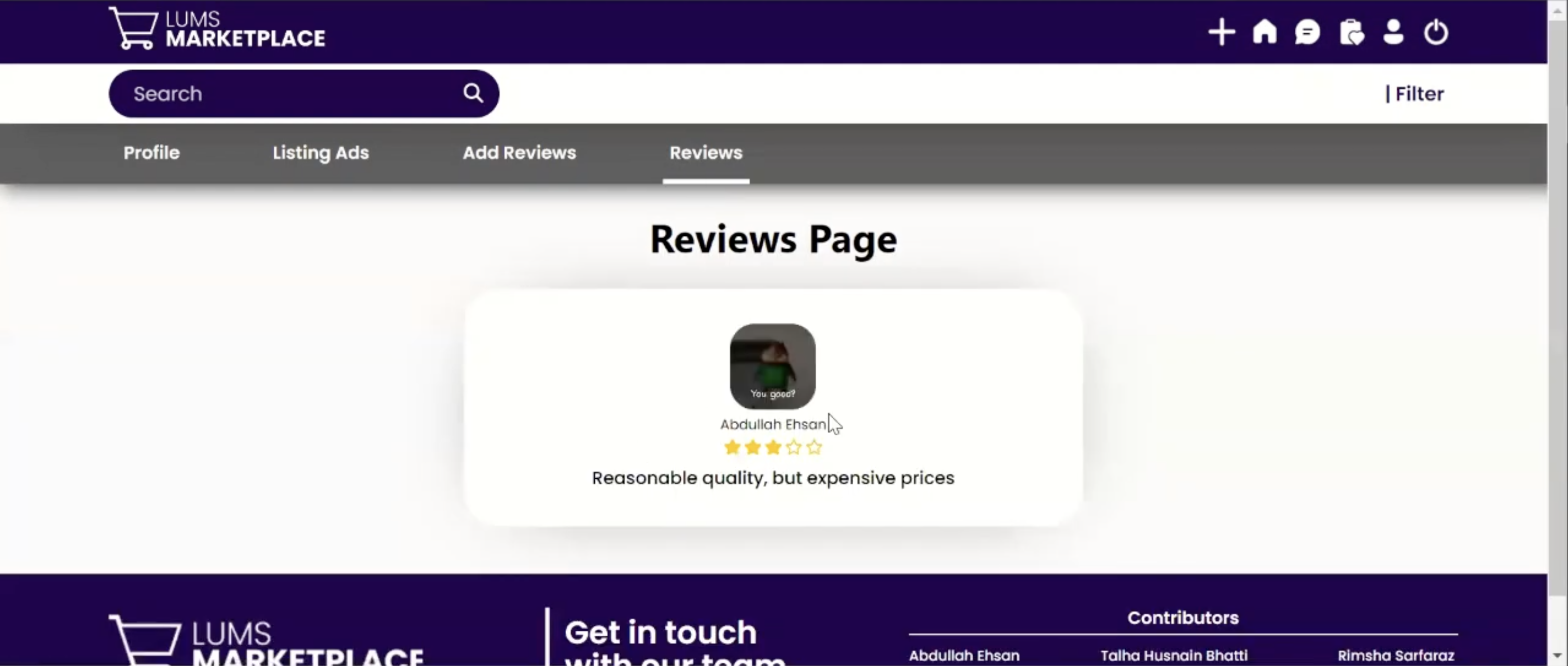 LUMS Marketplace image